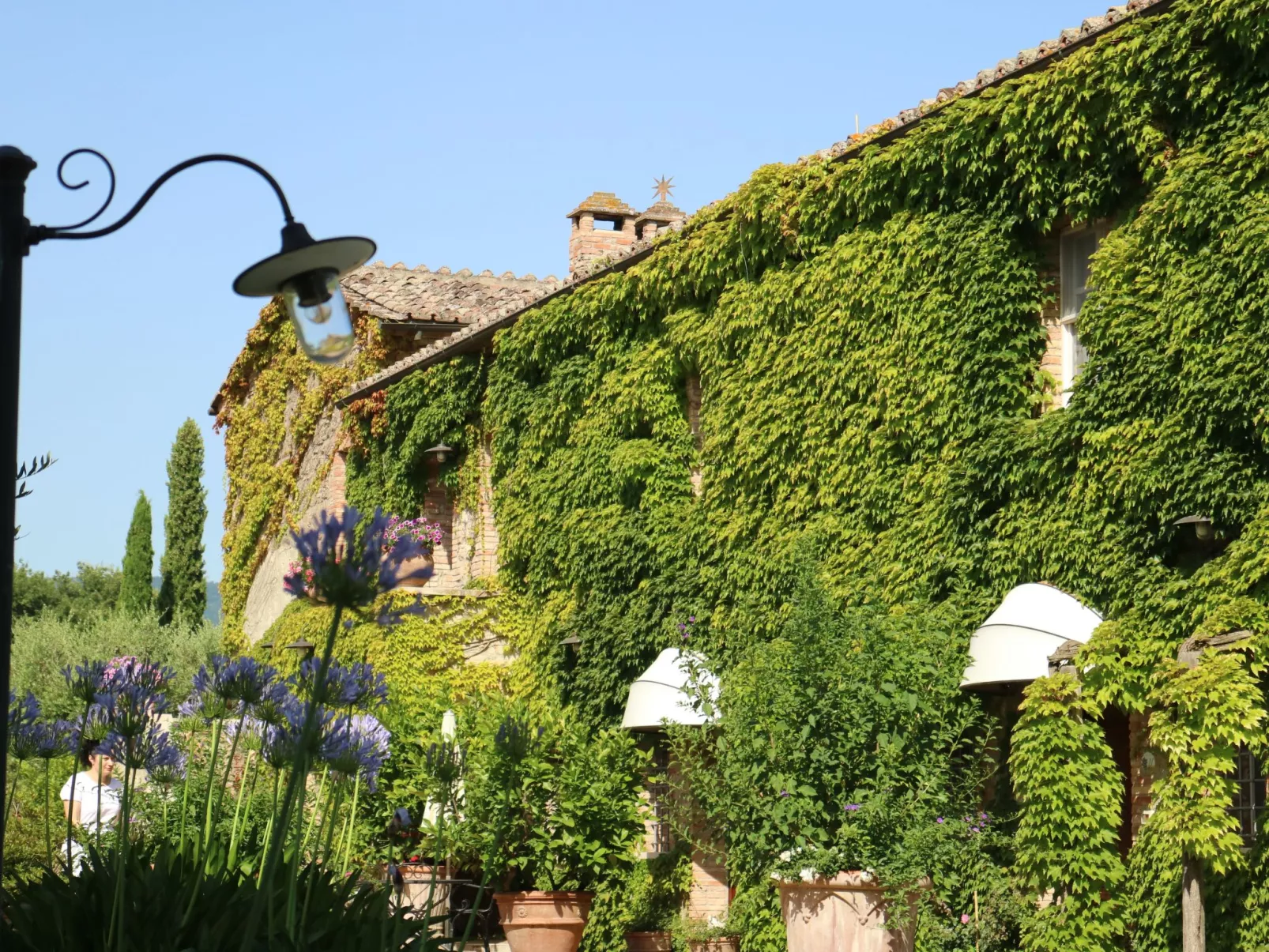 Wohnung in Sarteano mit Privatparkplatz-Buiten