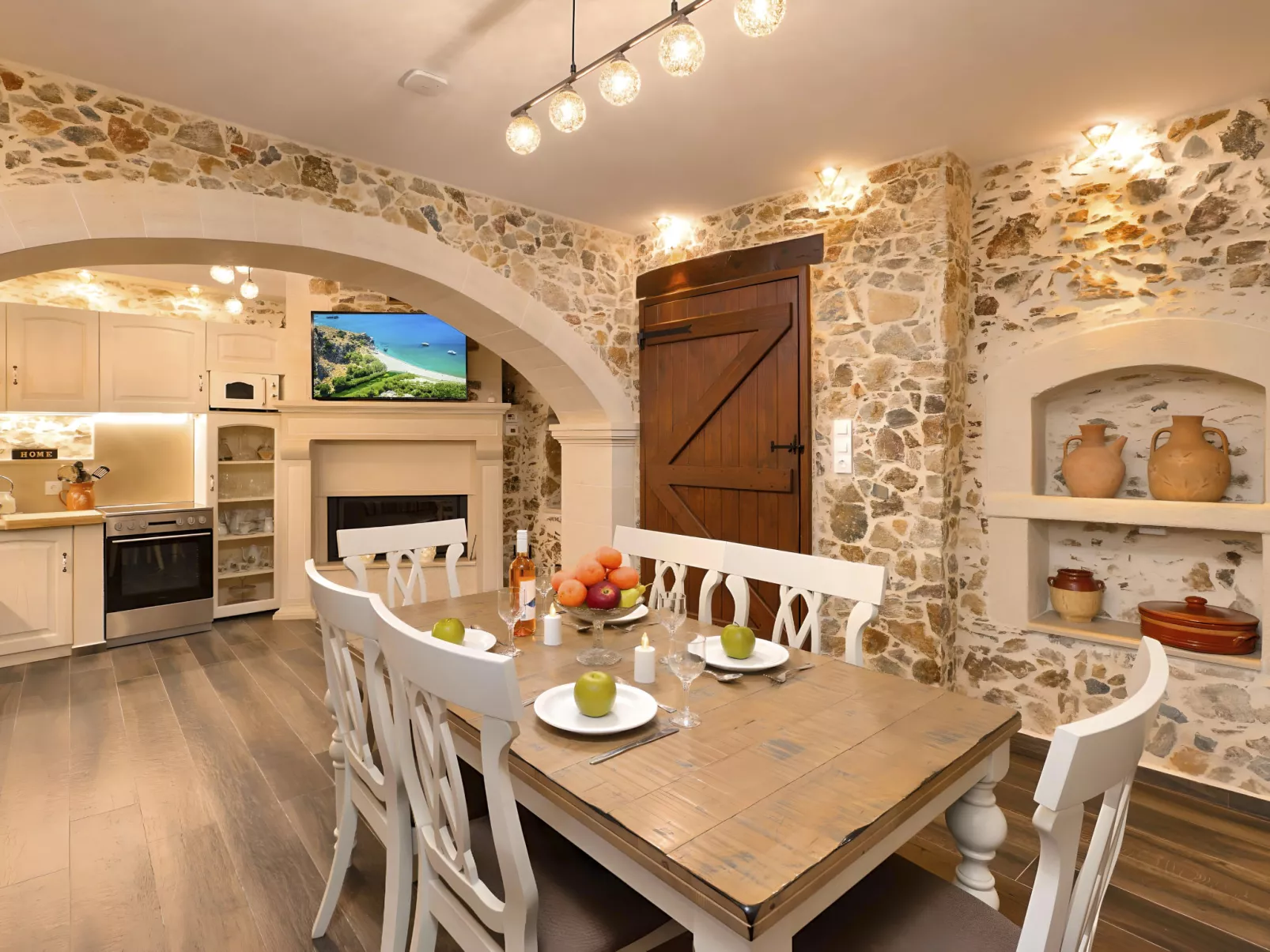 Petralis Luxus Villa Pool Whirlpool-Binnen