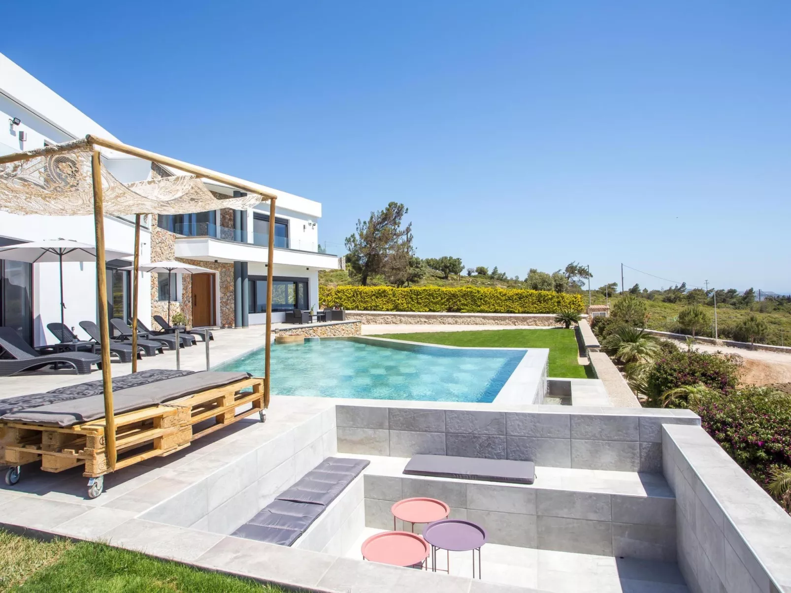 Villa Indira in der Nähe des Dorfes Kallithea-Image-tags.info