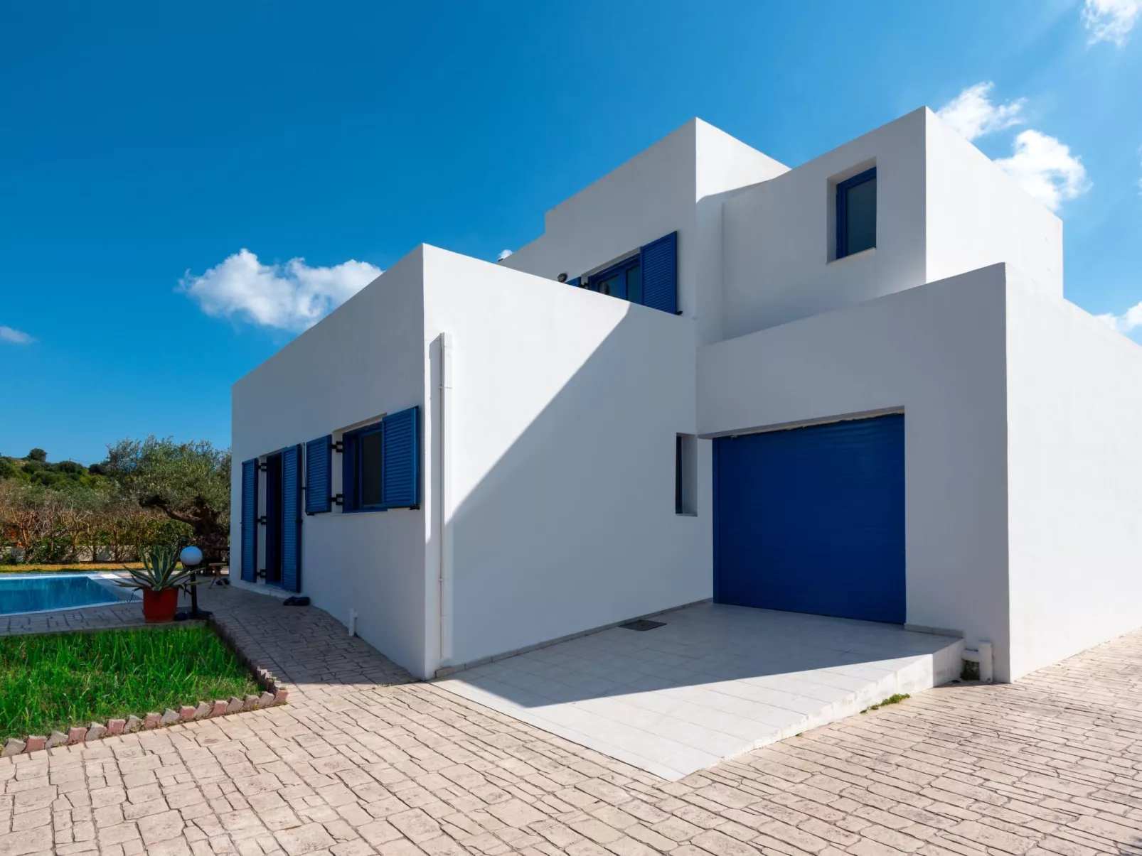 Blue Moon Villa mit tollem Pool-Buiten