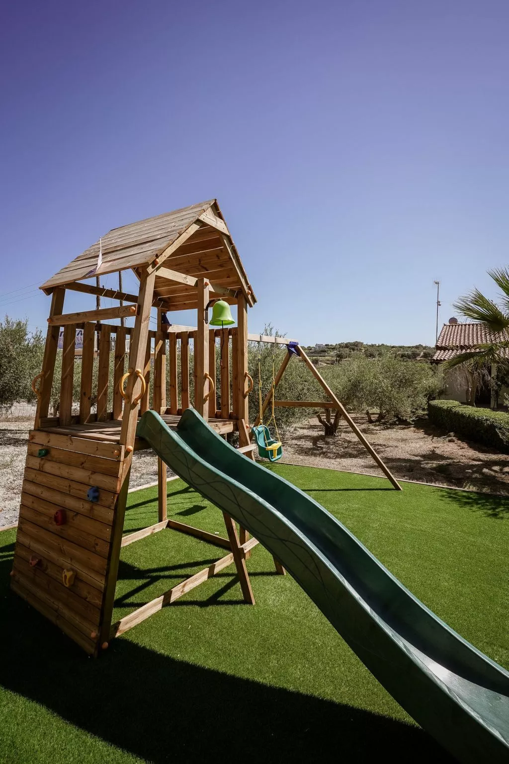 Großes Ferienhaus in Arkadi mit Großer Terrasse-Buiten
