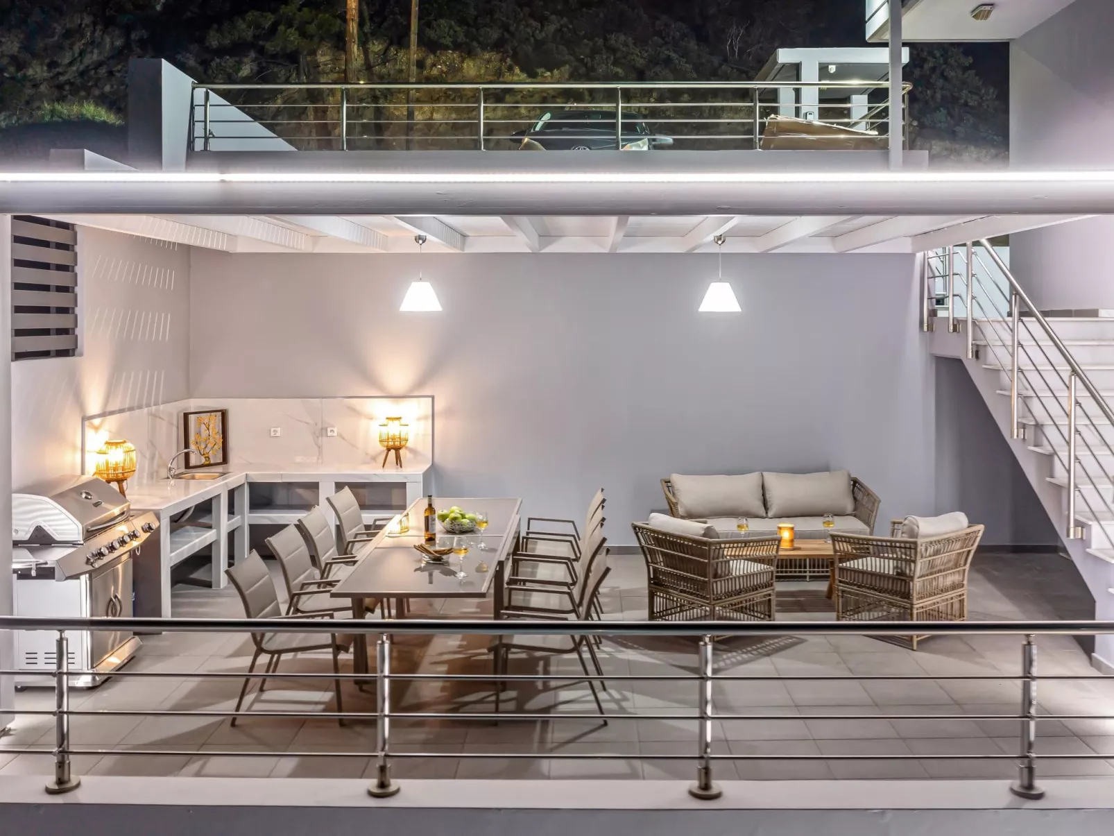 Villa Articiano mit Whirlpool und herrlicher Aussicht-Binnen