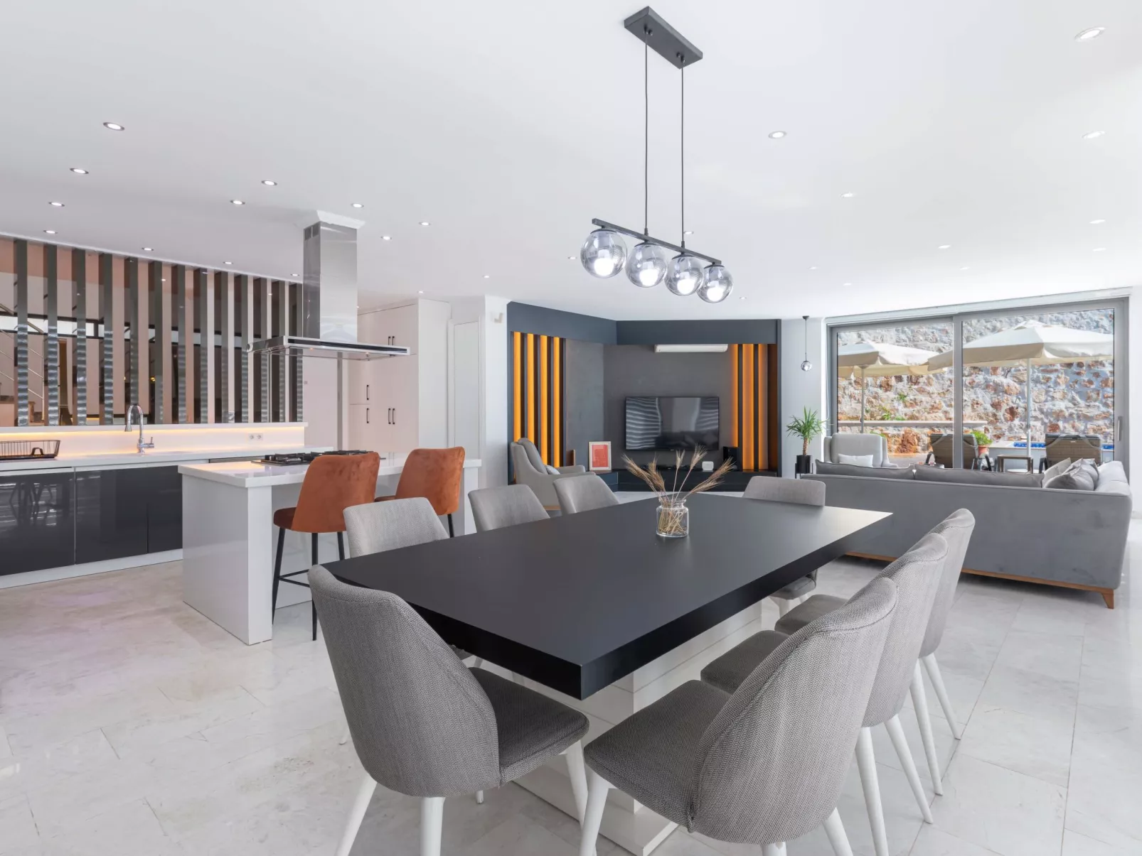 Stylische Ferienvilla für 10 Personen-Binnen