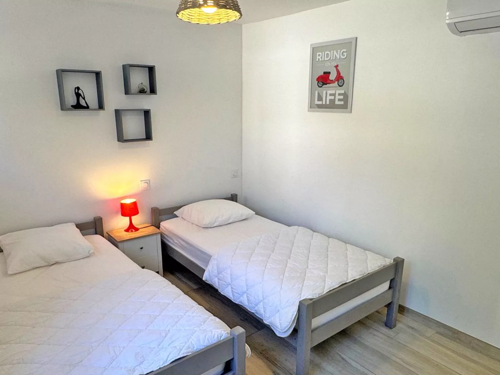 Maison 4/6 personnes - Piscine privée - Clim - Binnen