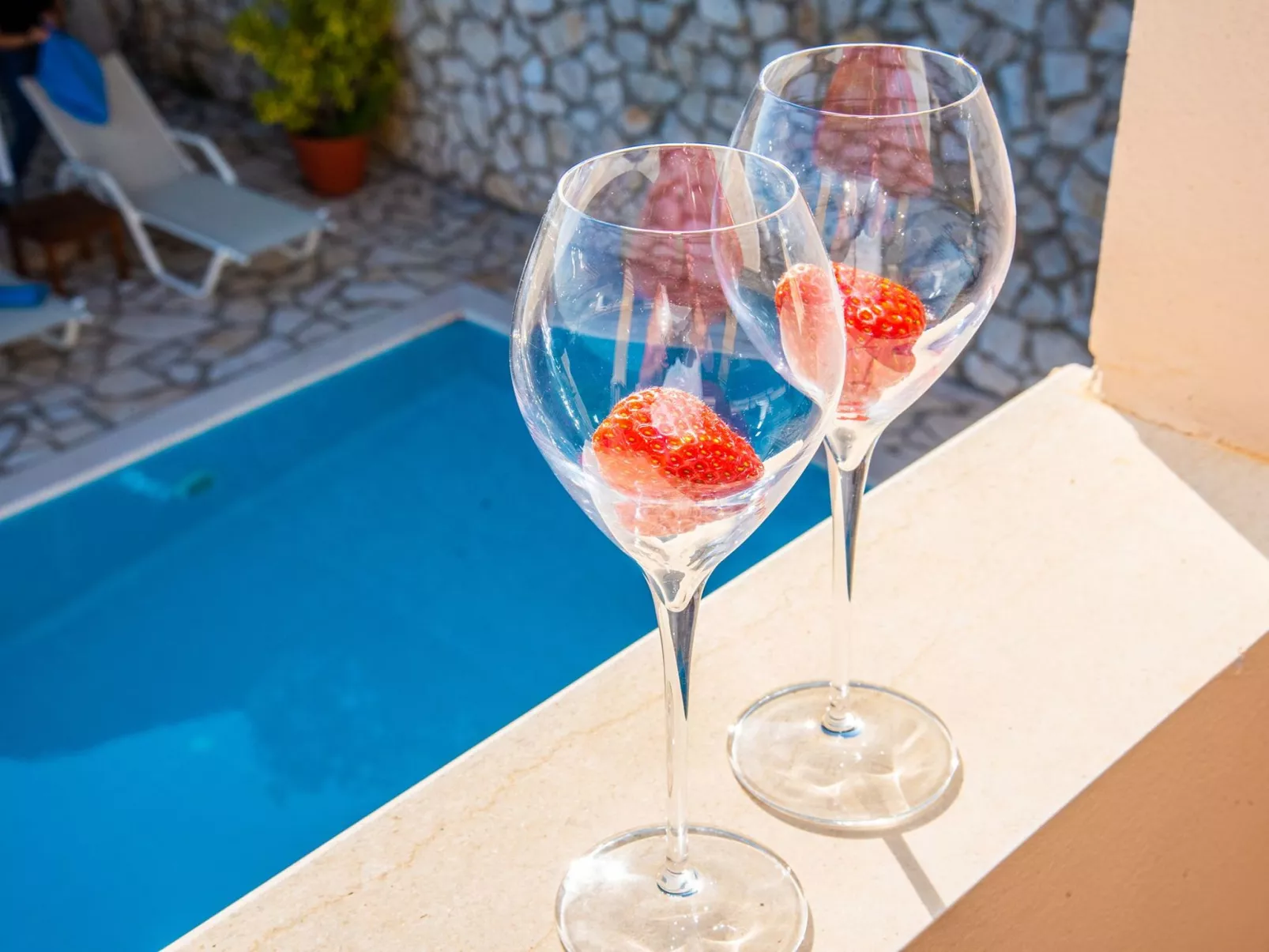 Villa Sotiris mit Pool und herrlichem Meerblick-Buiten