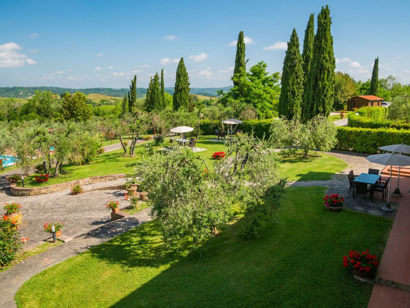 Drei-Zimmer-Wohnungen Borgo Collelungo, erster Stock-Buiten
