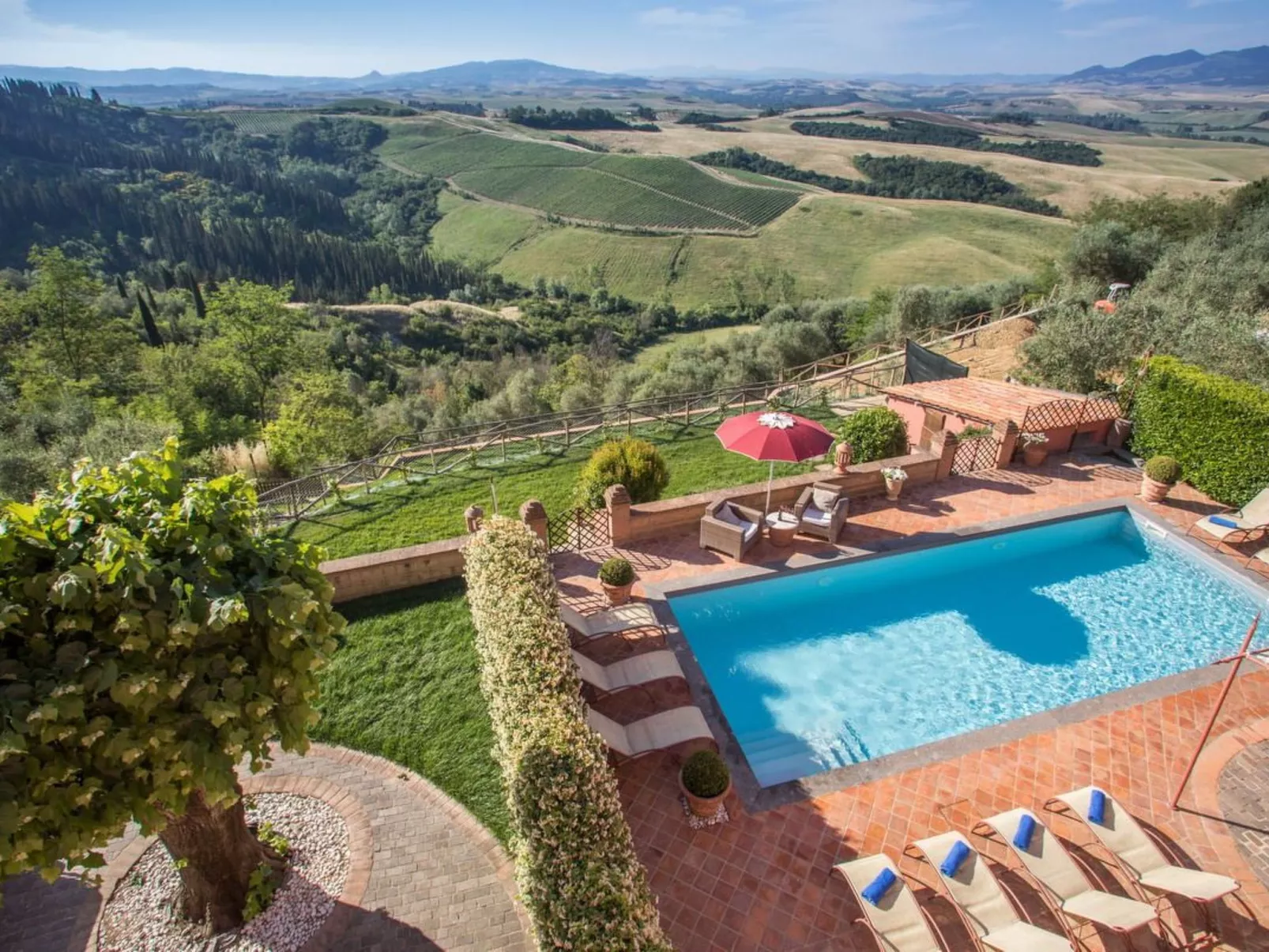 Luxuriöse Villa mit privatem Pool in der Nähe von Pisa Volterra-Buiten