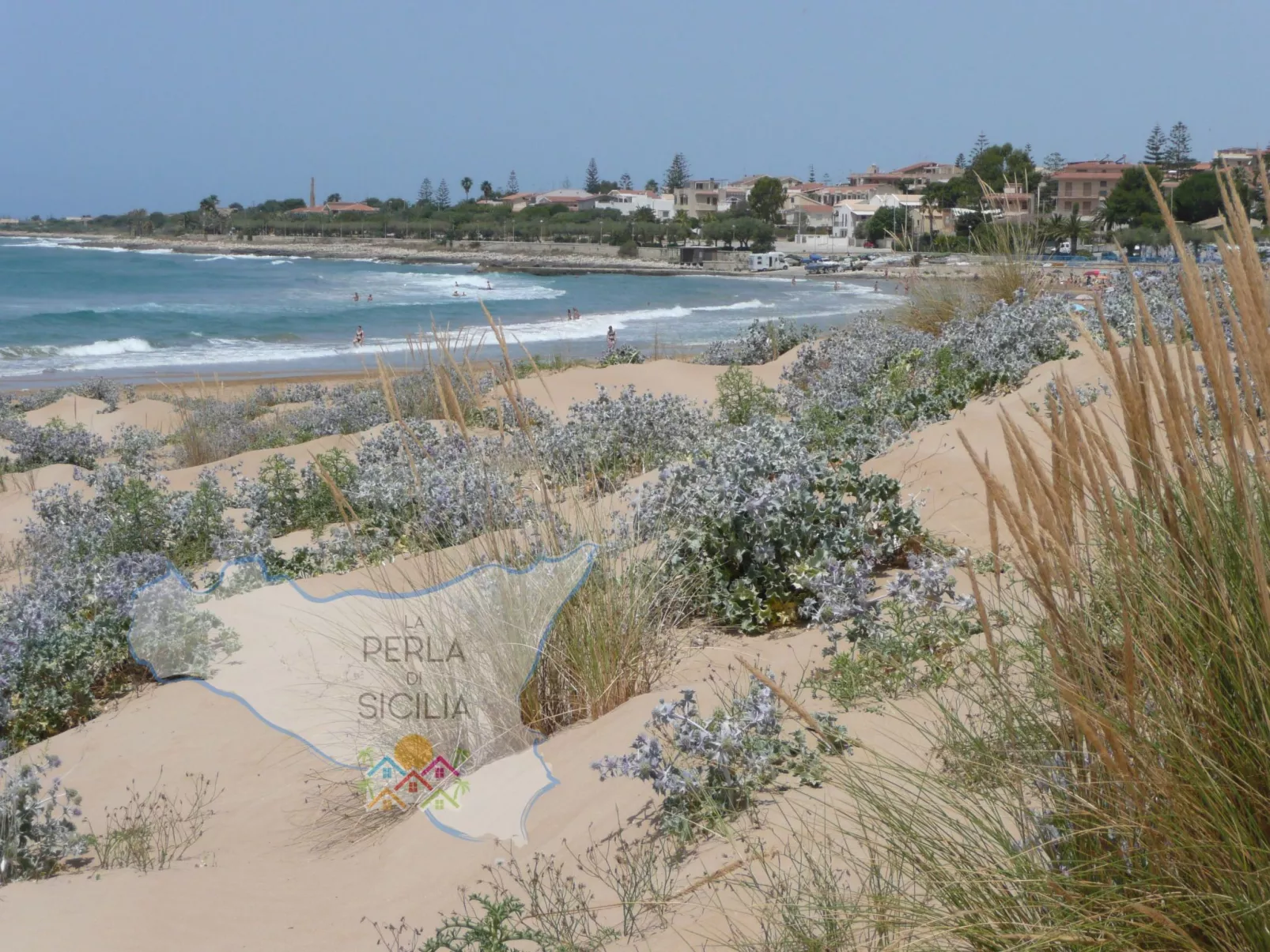 Schöner zentraler Bungalow direkt am Sandstrand auf Sizilien-Buiten