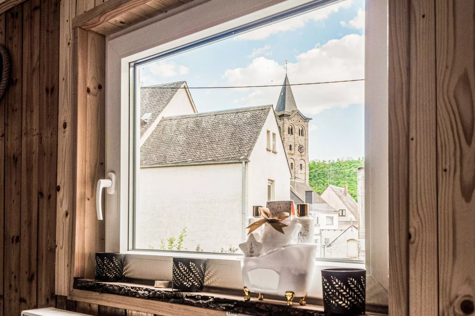 Ferienhaus St Goarshausen in der Loreley-Uitzicht zomer