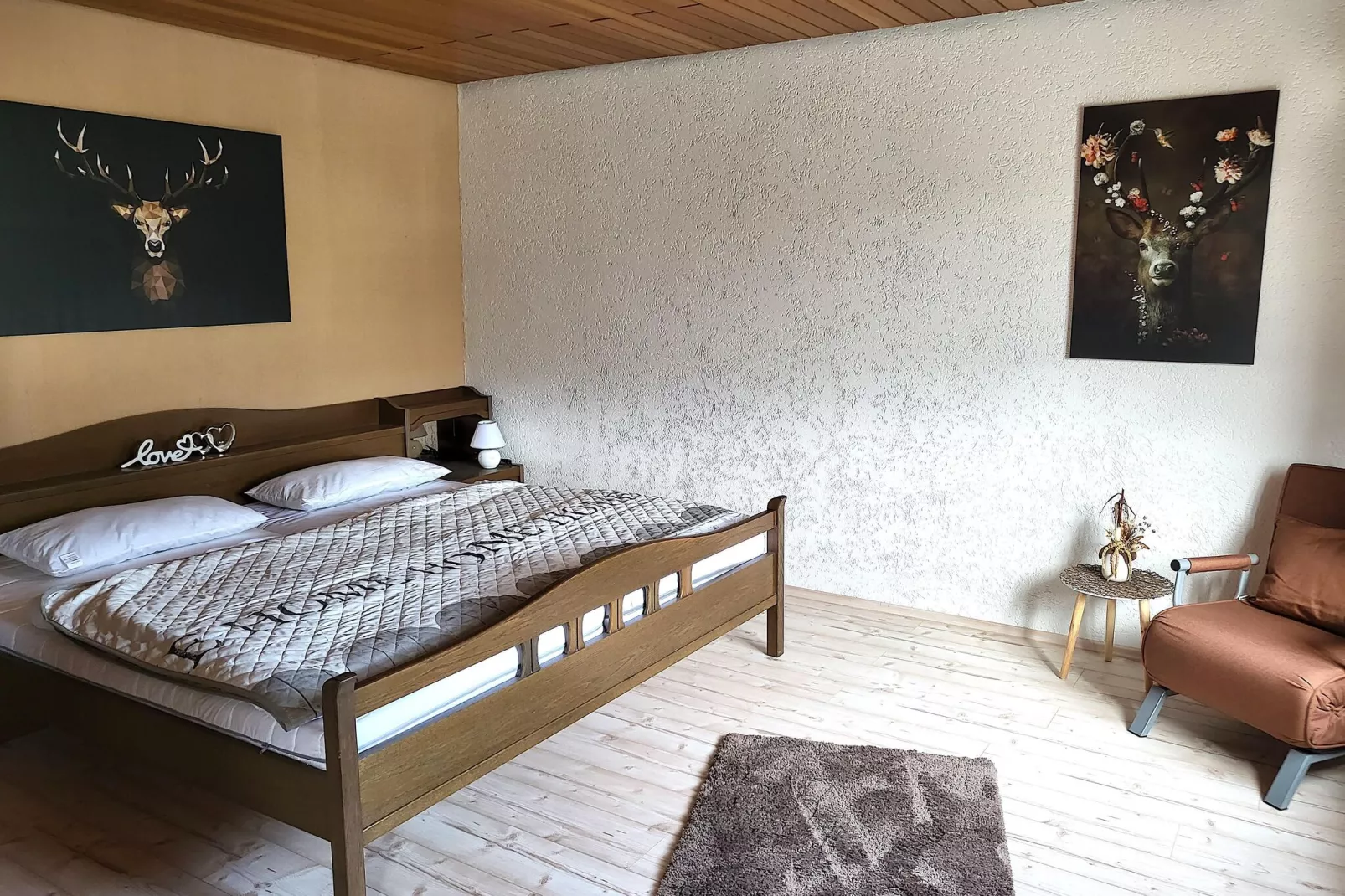 Ferienwohnung Bluzi im Westerwald-Slaapkamer