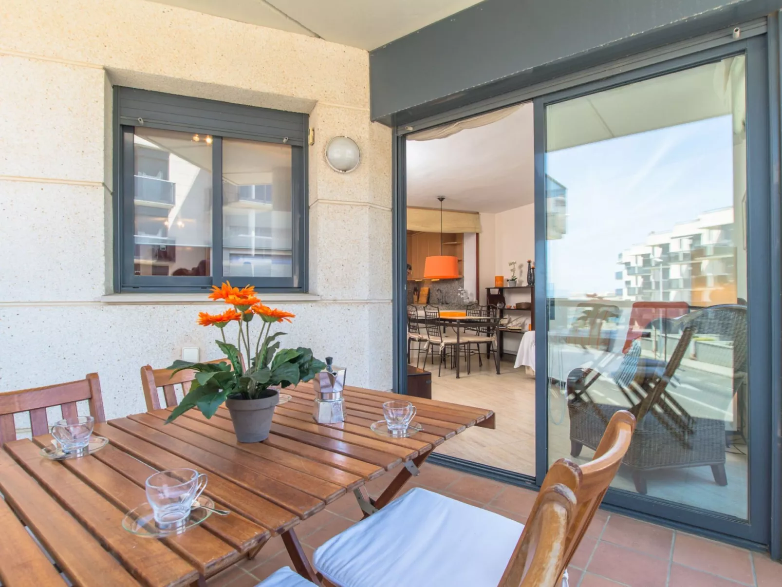 Costabravaforrent Balcó 8, Wohnung für 4 Personen mit gemeinschaftlichem Pool-Buiten