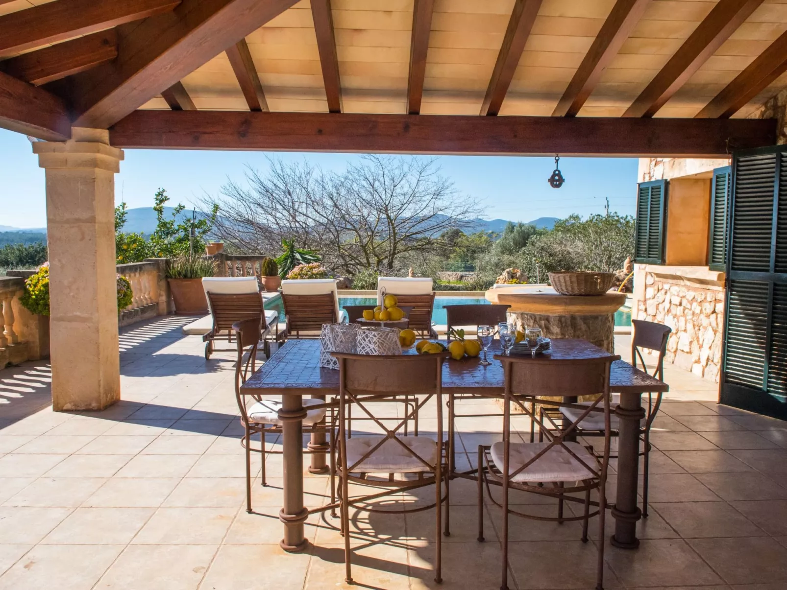 Finca 'Can Teco' mit Terrasse-Buiten