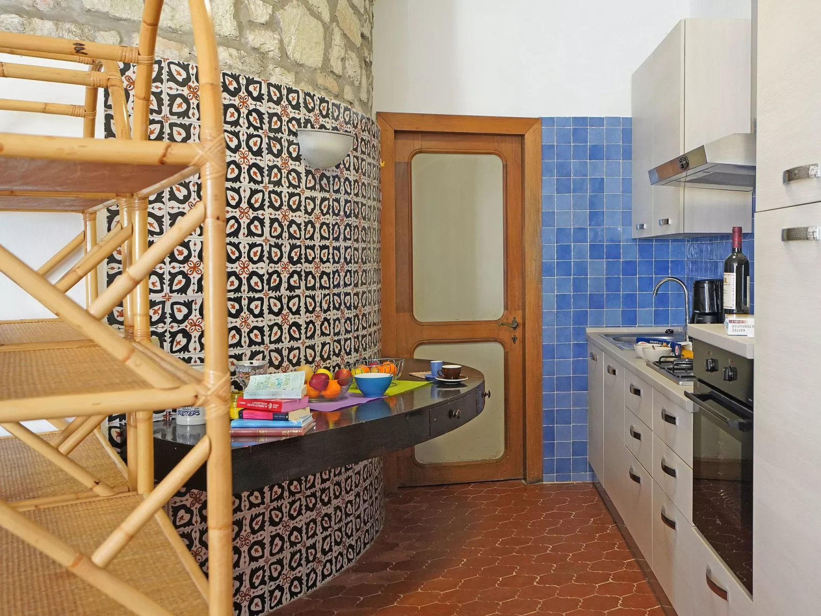 Appartement in Villaggio Sanghen mit Garten, Terrasse und gemeinsamem Pool-Binnen