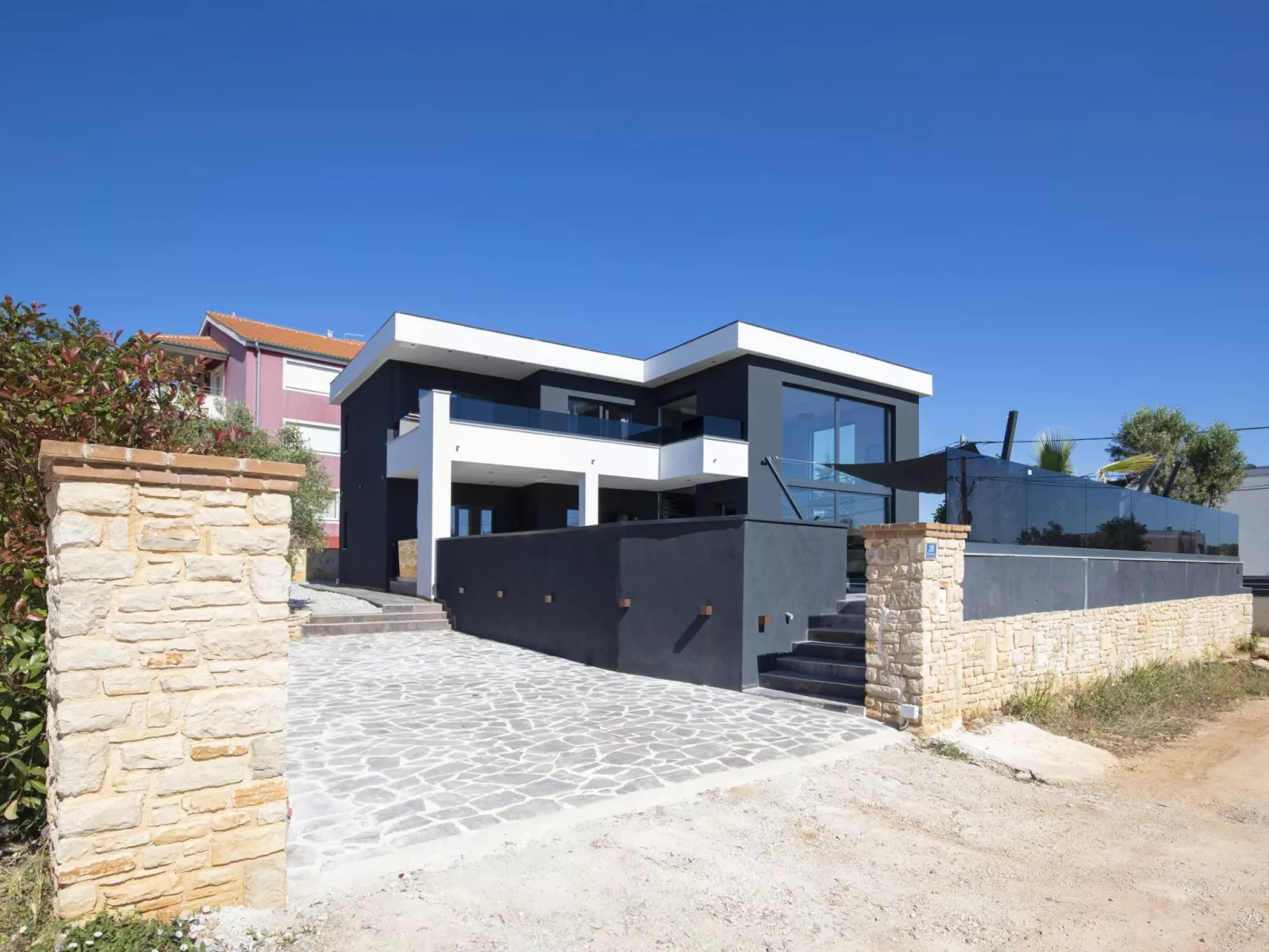 Villa Blick Istrien in der Nähe des Meeres-Buiten