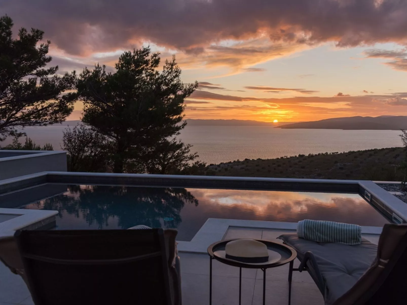 Villa Kuk mit beheiztem Pool-Binnen