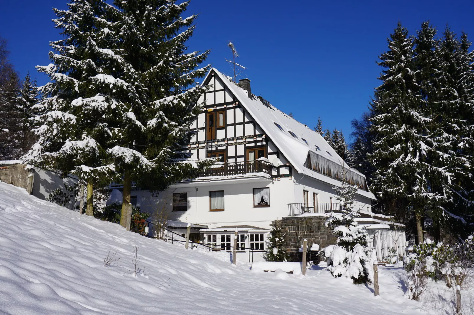 Landhaus  Lodge Winterberg-Exterieur winter