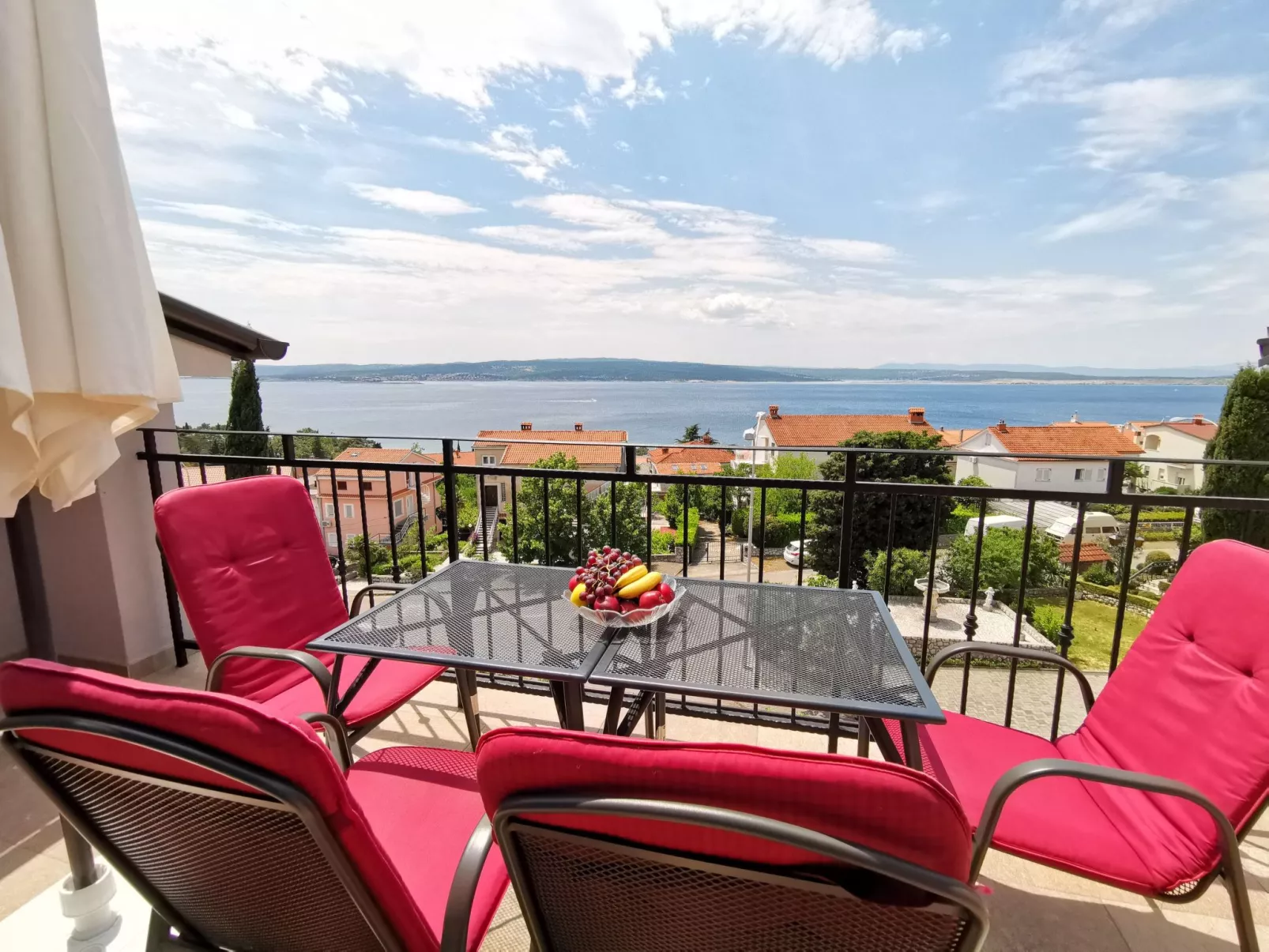 Wohnung in Crikvenica mit Terrasse und Meerblick-Buiten