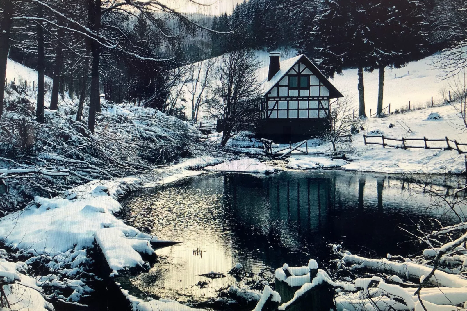 Landhaus  Lodge Winterberg-Exterieur winter