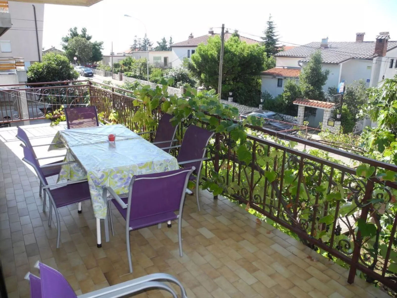 Wohnung für 6 Personen mit Terrasse-Buiten