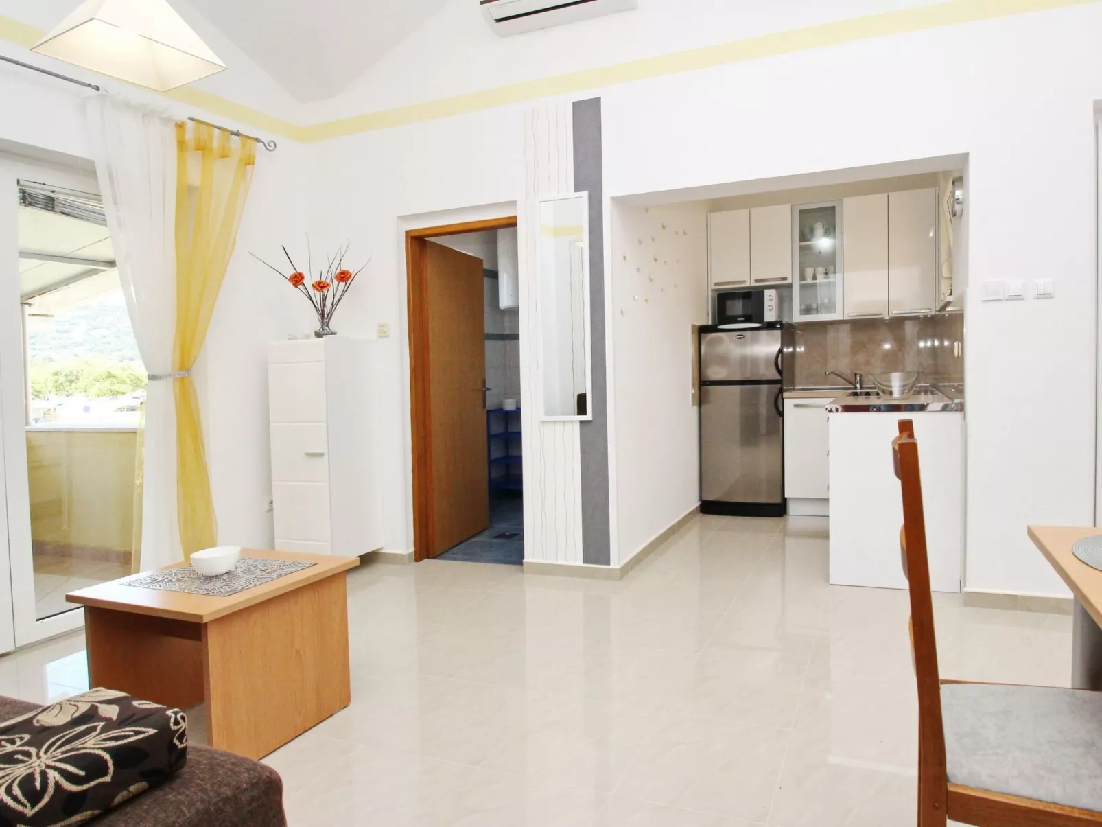 Appartement in Baška mit Eigenem Balkon-Binnen