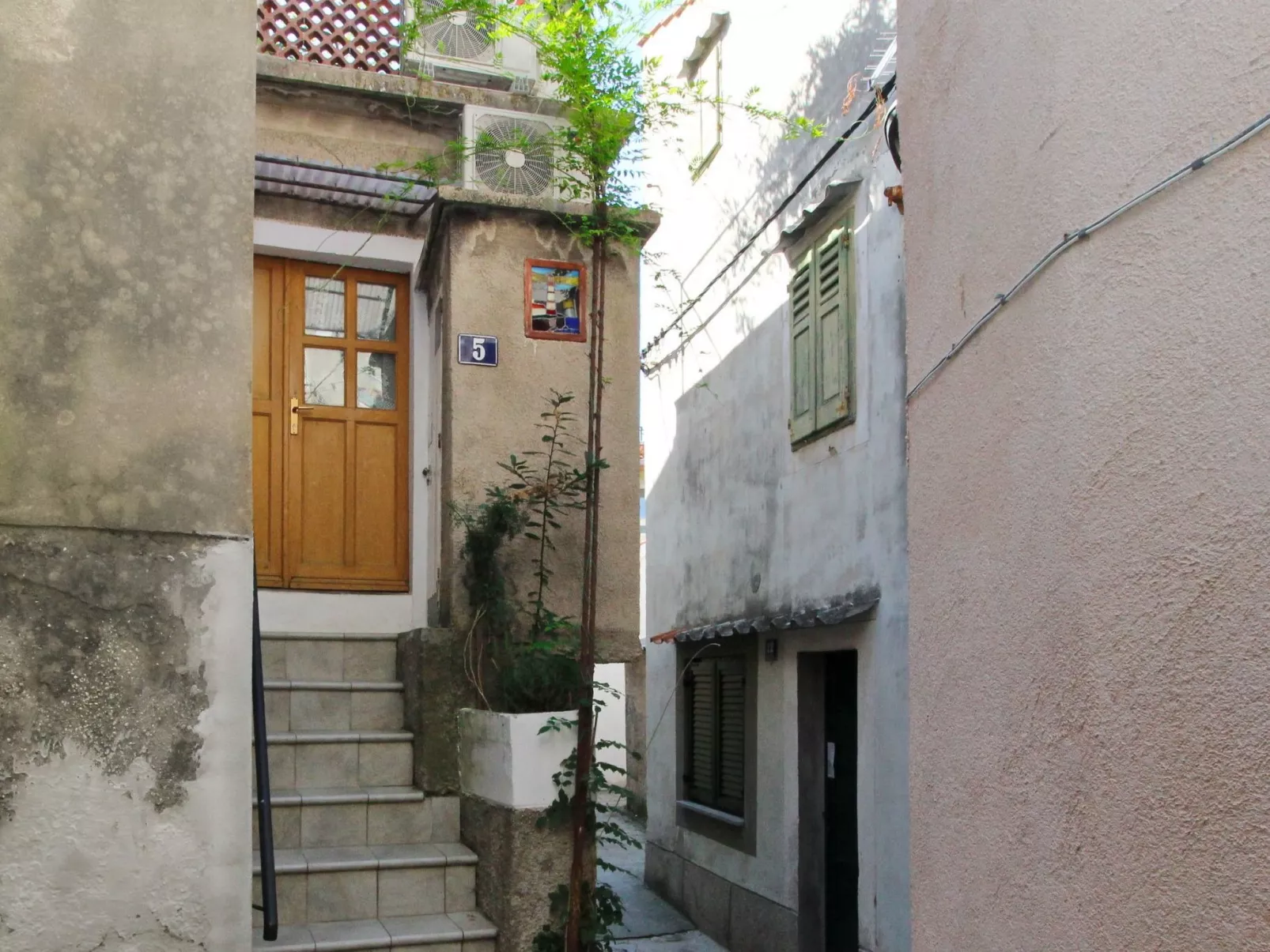 Appartement in Baška mit Eigenem Balkon-Buiten