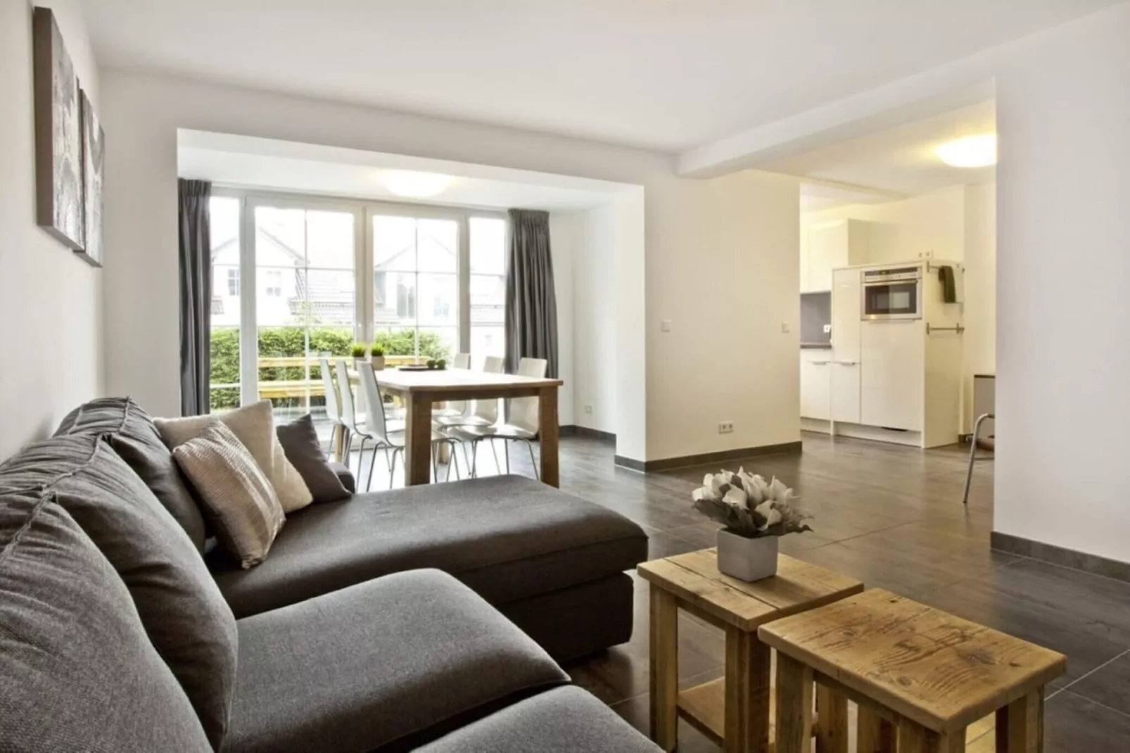 Kristall Apartment A-Woonkamer