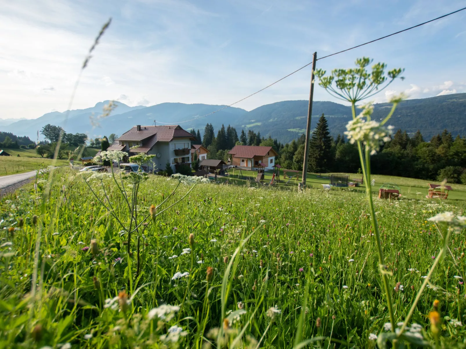 In Gemeinde Hermagor-Pressegger See mit Terrasse, Grill und Garten-Buiten