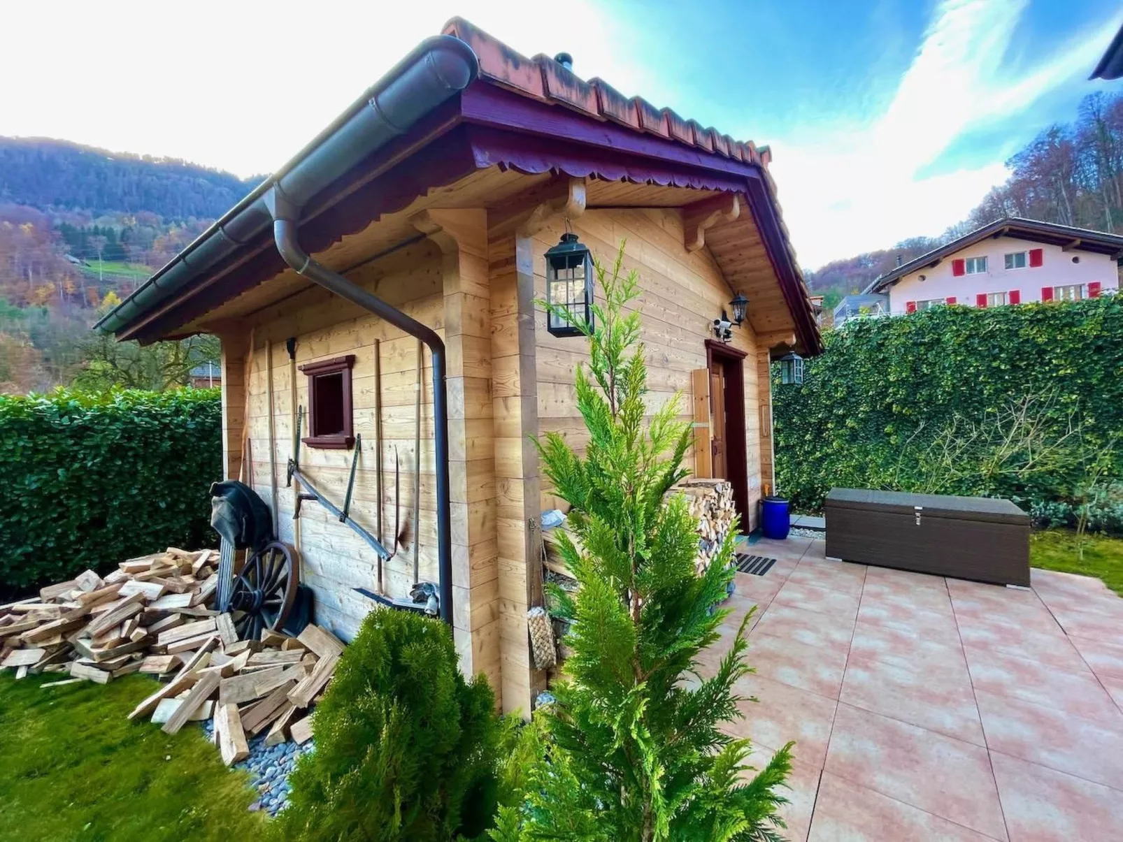 Amazing Chalet | Heidiland | Pool & Sauna-Buiten