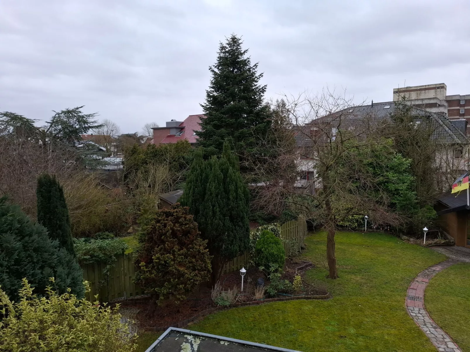 Private Ferienwohnung in Nordenham, großer Balkon-Buiten