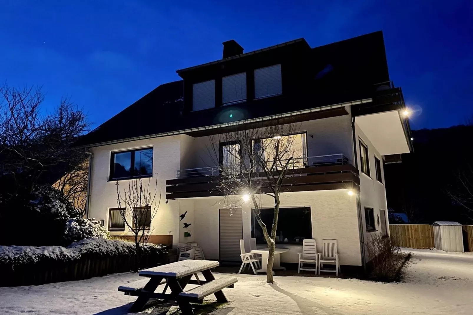 Apartment auf der Platte 1-Exterieur winter