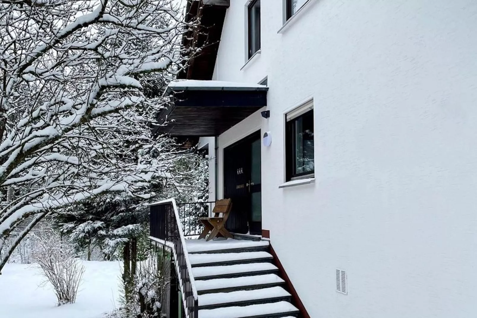 Apartment auf der Platte 1-Exterieur winter