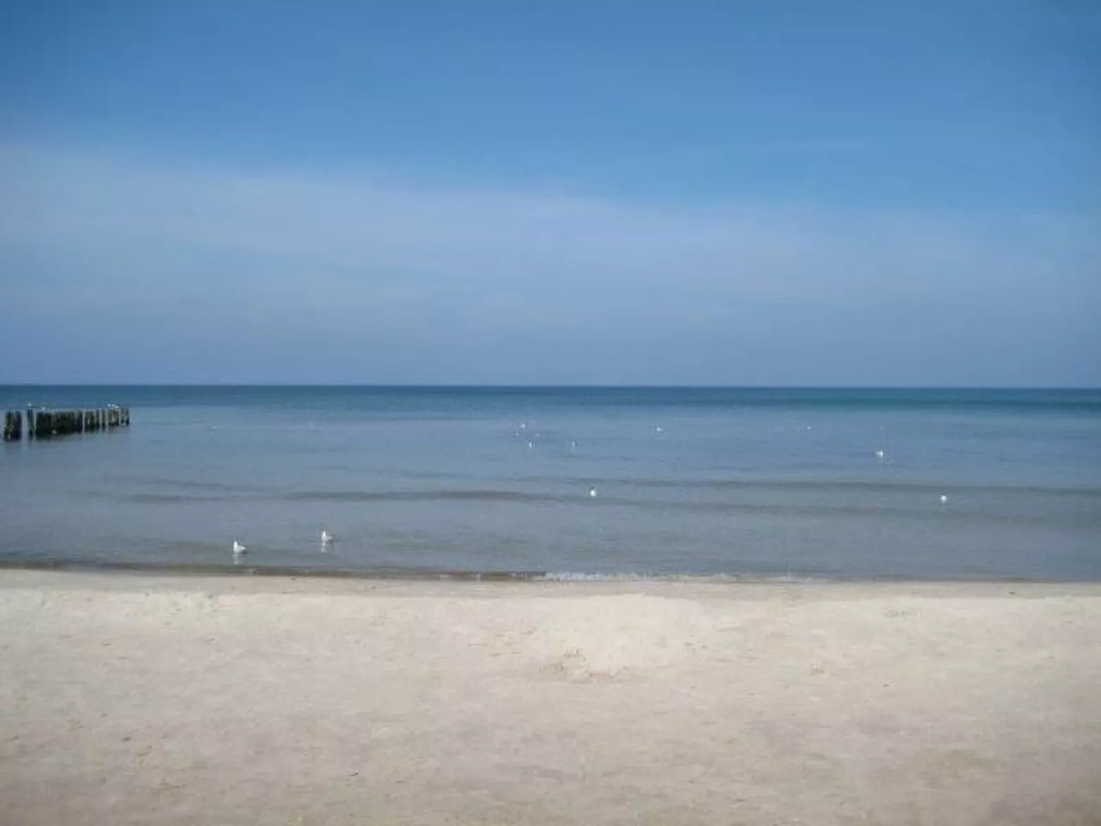 Ganzjährig bewohnbares Ferienhaus direkt am Strand von Dźwirzyno-Buiten