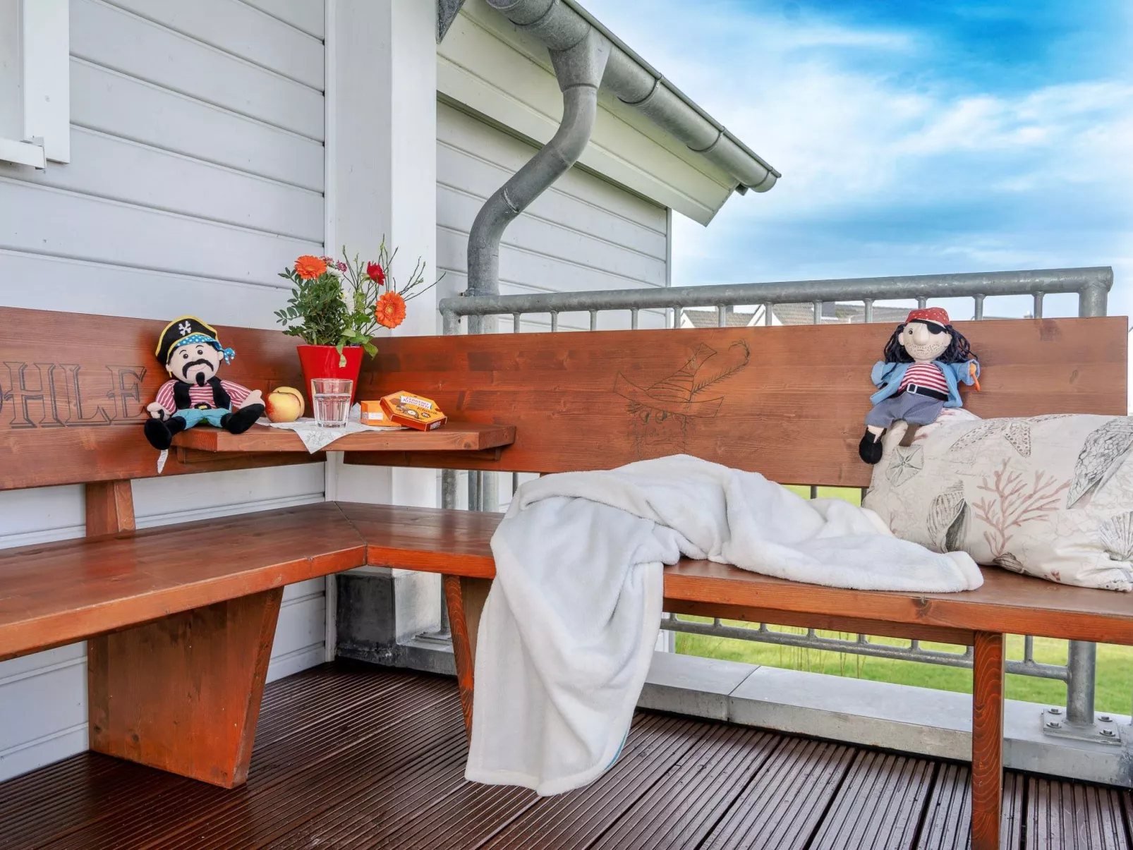 Fewo Räuberhöhle by Seeblick Ferien ORO, Sauna-Buiten