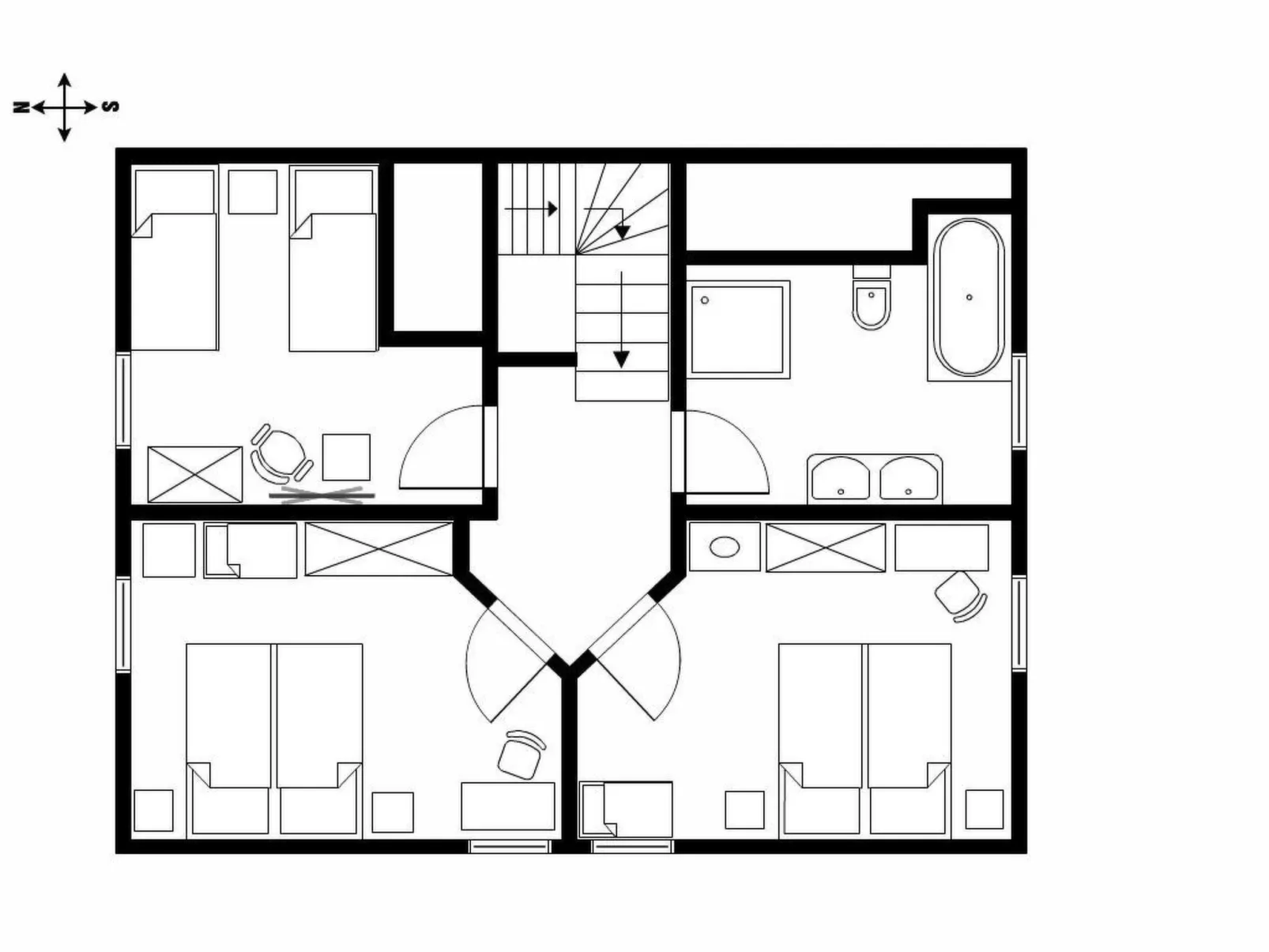 Komfortables Ferienhaus in Breege mit Sauna-Binnen