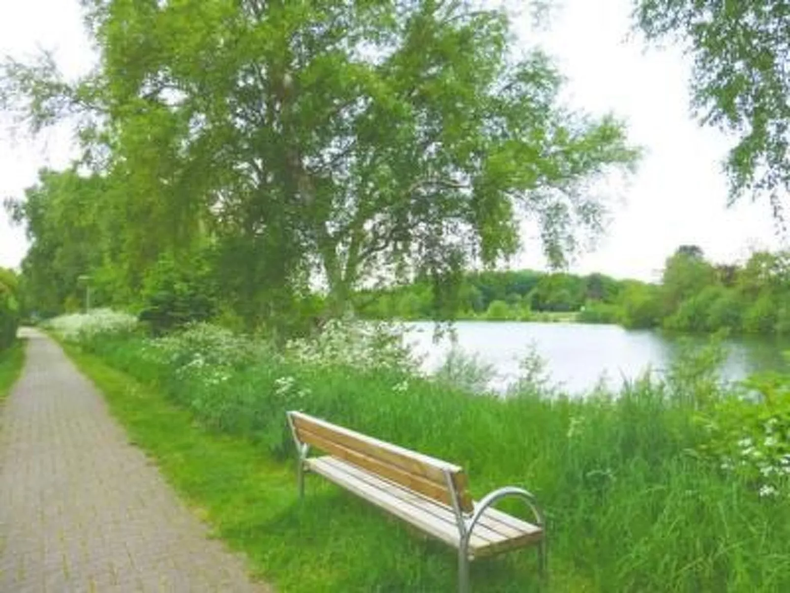 Geräumige Ferienwohnung mit Garten und Grill-Buiten