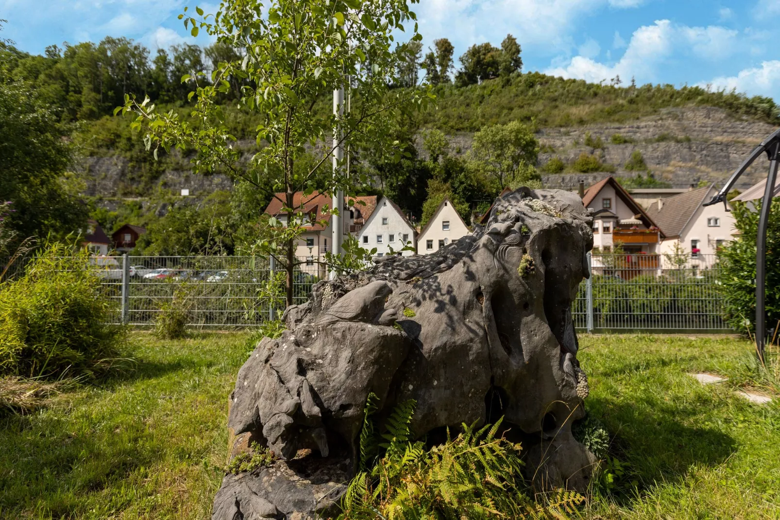 Am Neckar-Tuinen zomer