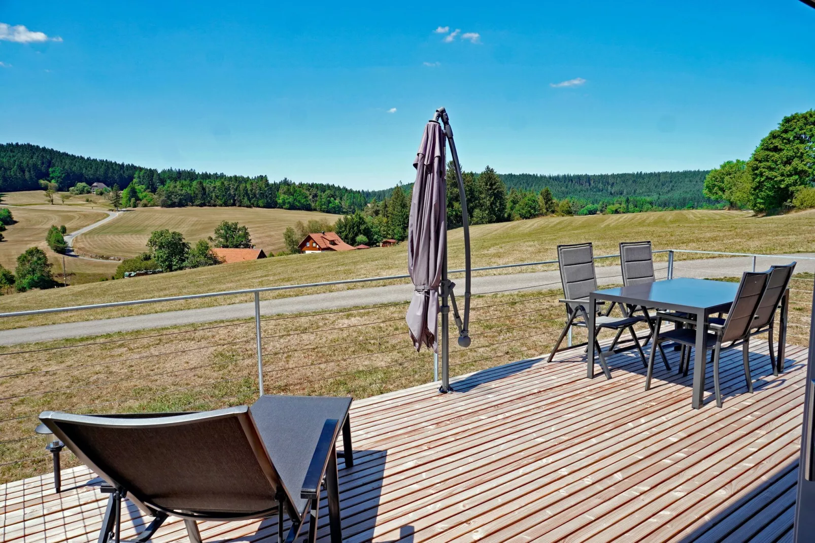 Haus Wasser-Gebieden zomer 1km