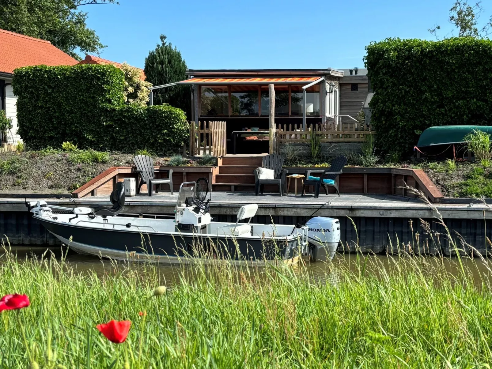 Chalet Ufergrundstück mit eigenem Angelplatz-Buiten