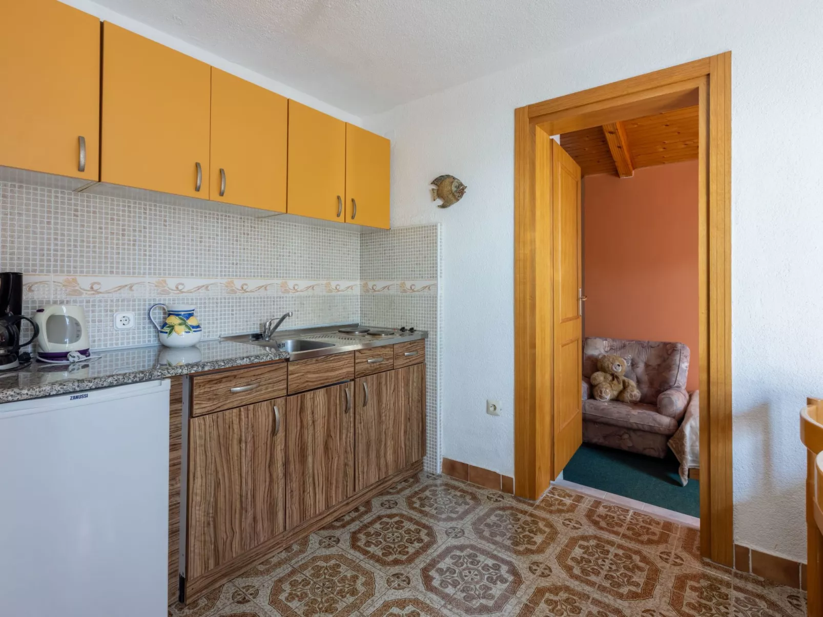 Appartement in Crikvenica mit Meerblick, Nähe Sandstrand-Binnen