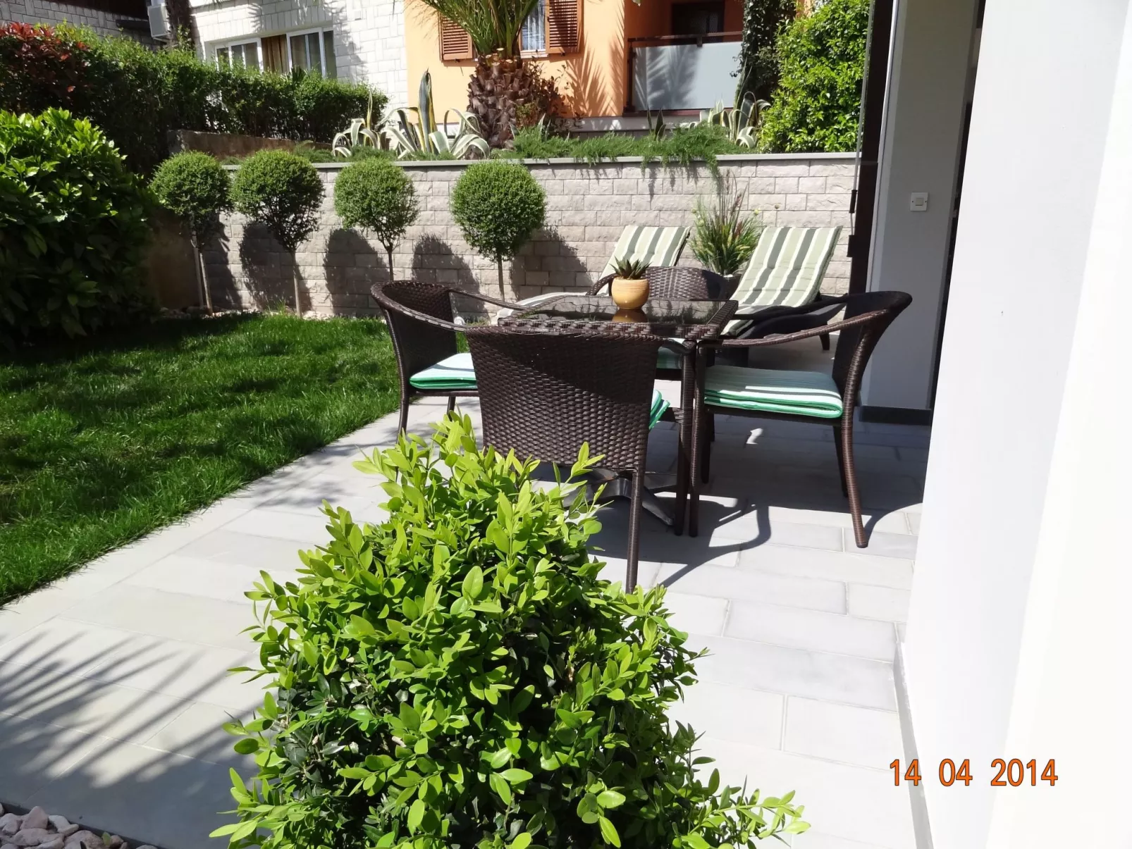 Appartement Silvia mit Terrasse und Meerblick-Buiten