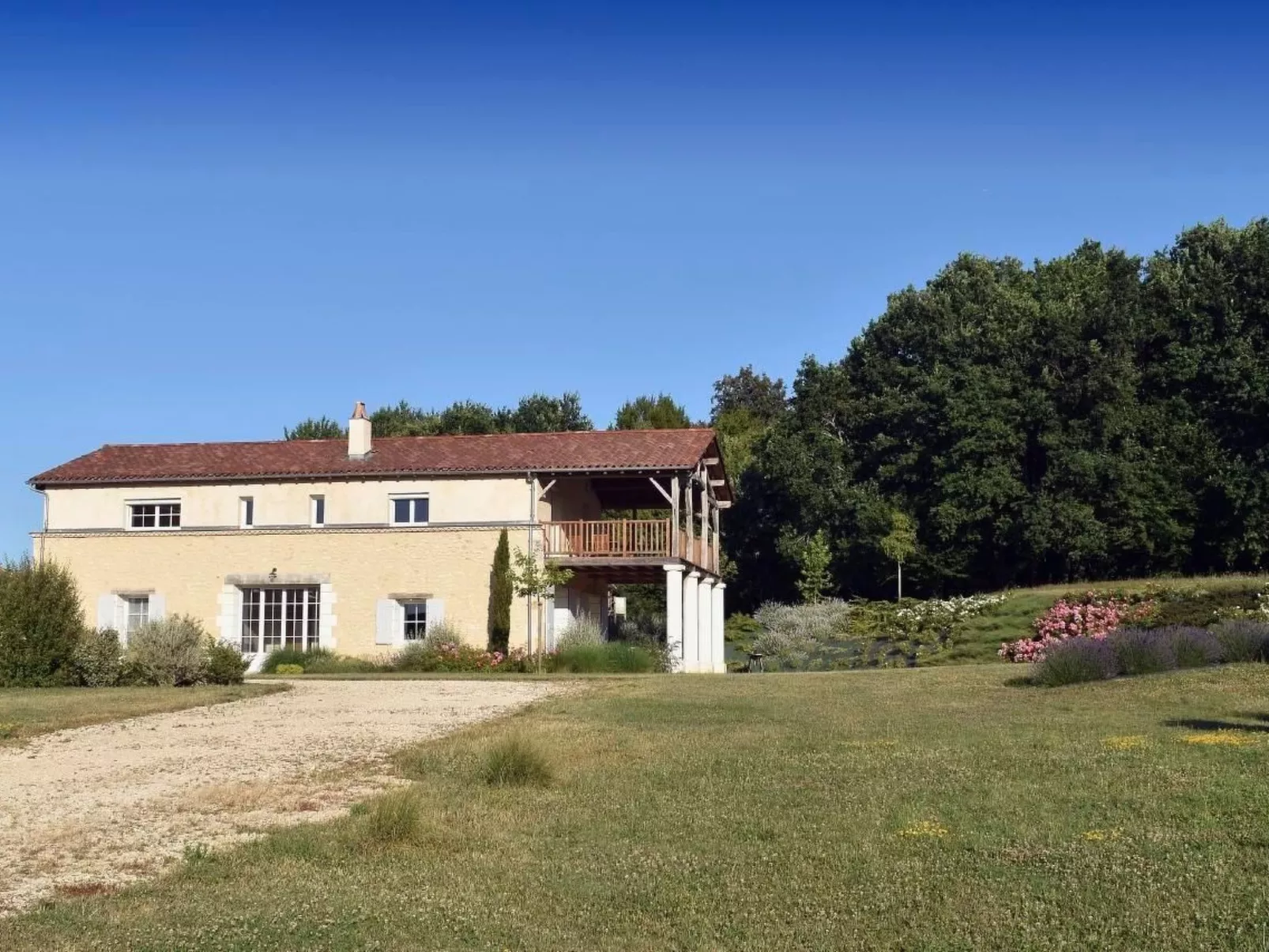 Swimmingpool, ruhig auf dem Land für zwei-Buiten