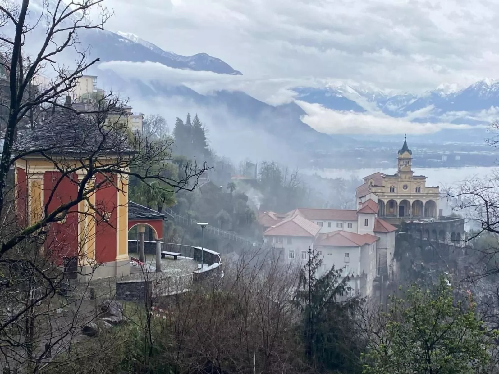 Panoramawohnung Orselina Locarno-Buiten