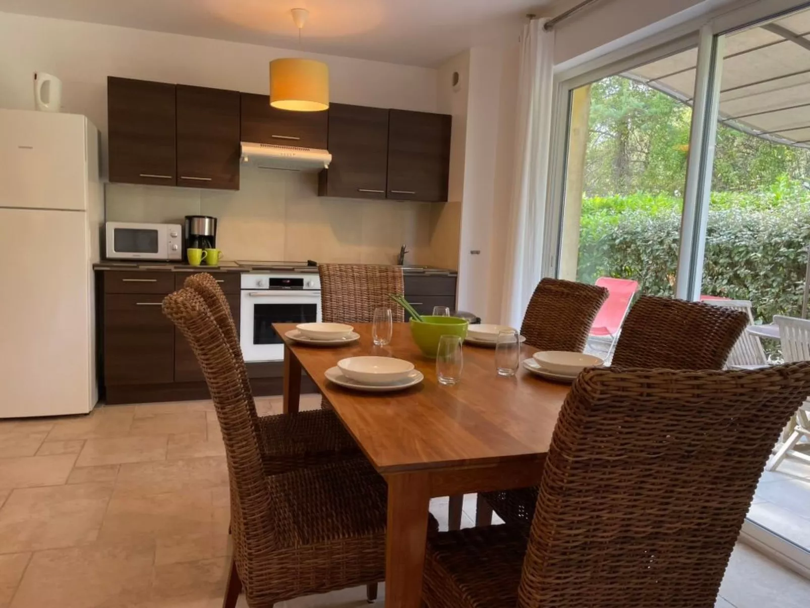 Klimatisierte Wohnung mit Garten-Binnen