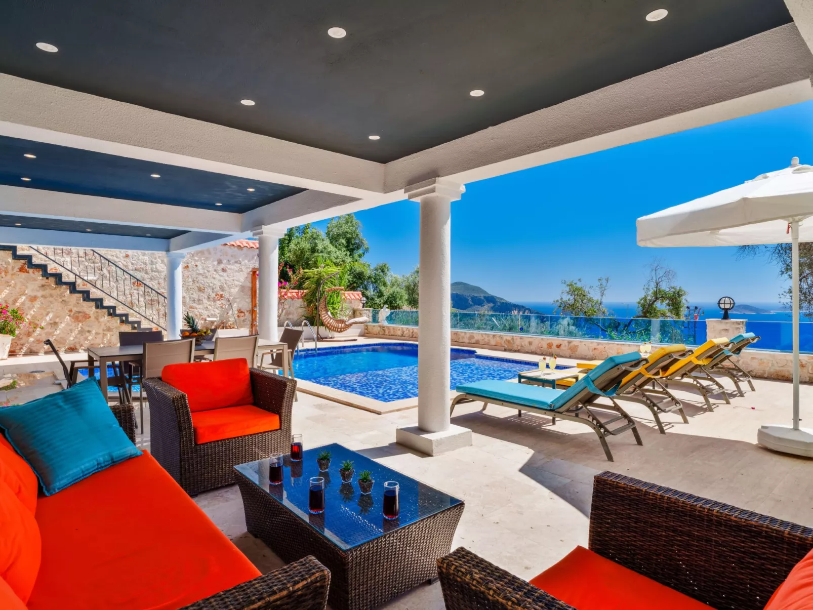 Mit Meerblick und Garten für Familien-Binnen