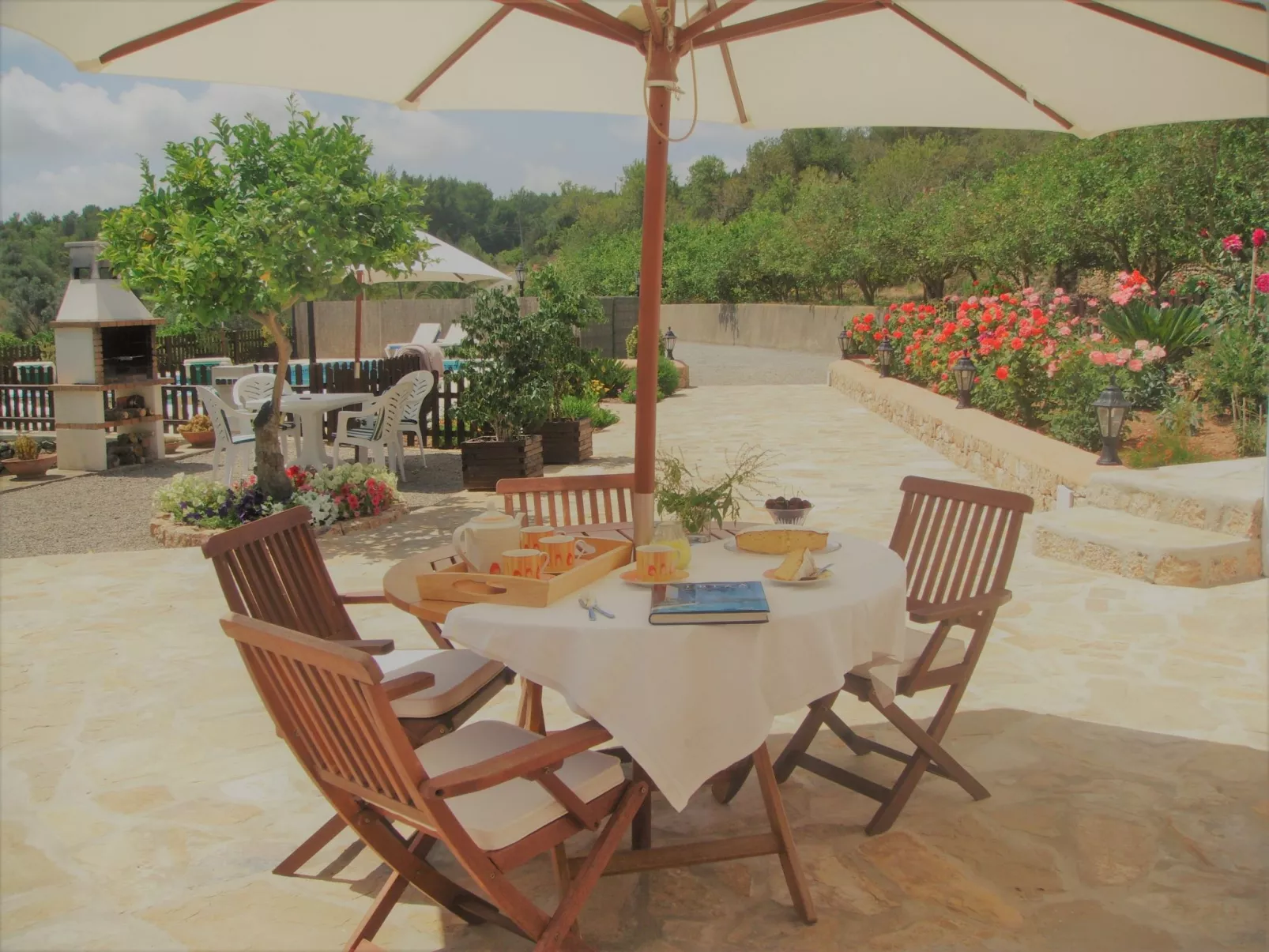 Villa Can Juanó mit privatem Pool-Buiten