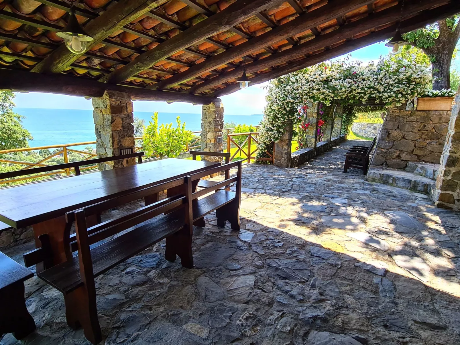 Traumvilla mit Panoramapool-Buiten