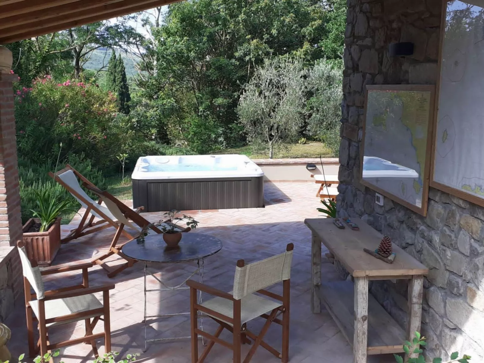 Wohnung 'Molino' mit Whirlpool-Buiten