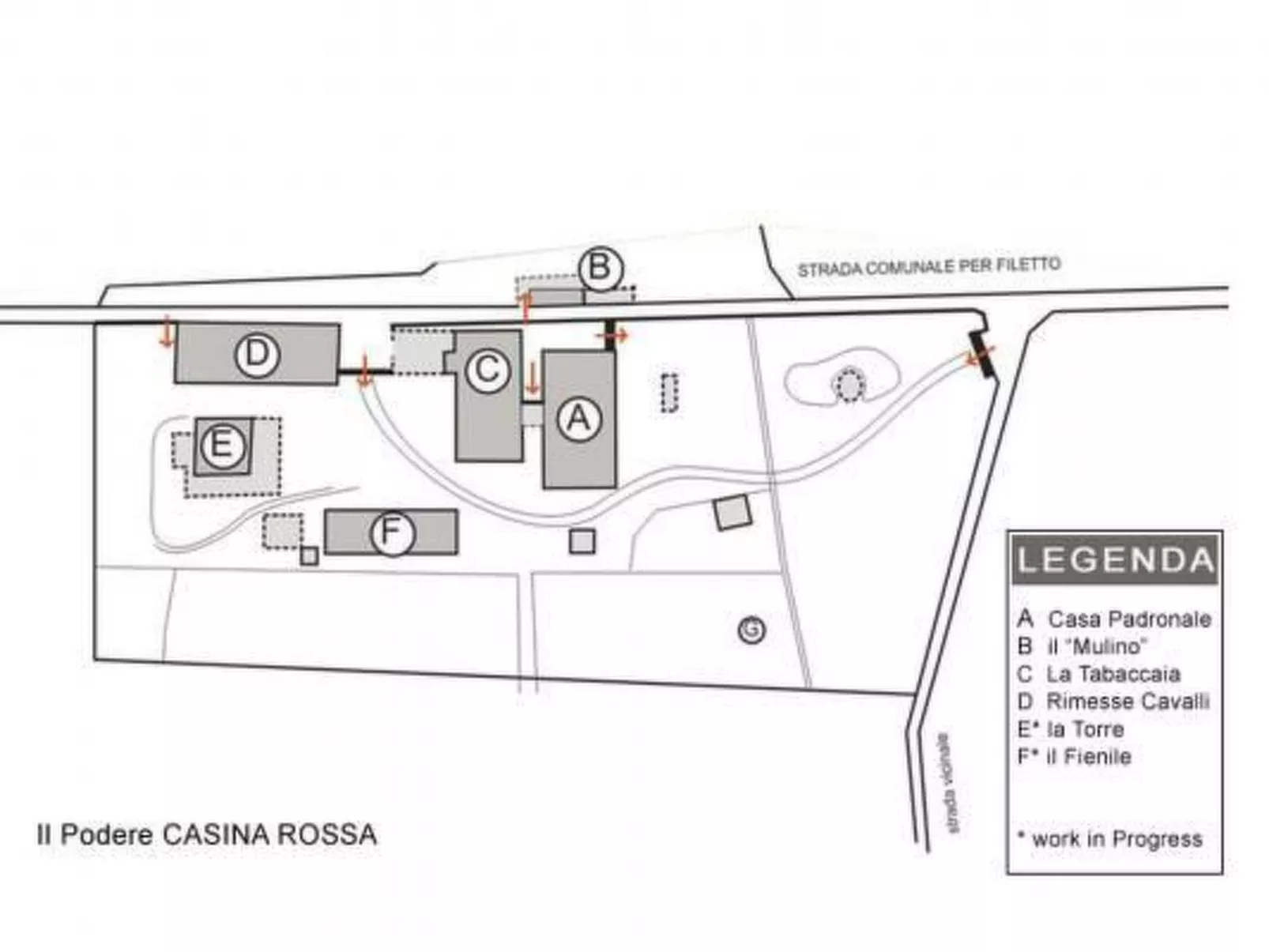 Landgut "Il Molino" mit Terrasse und Garten-Binnen