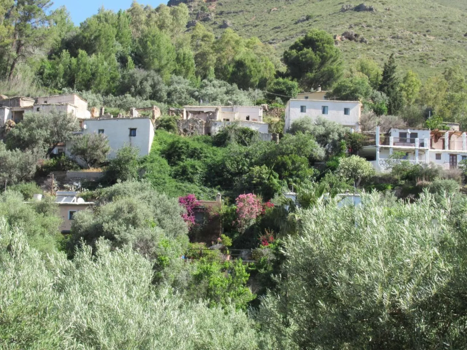 Gemütliches Ferienhaus in Tíjola mit Grill, Garten und Terrasse-Buiten