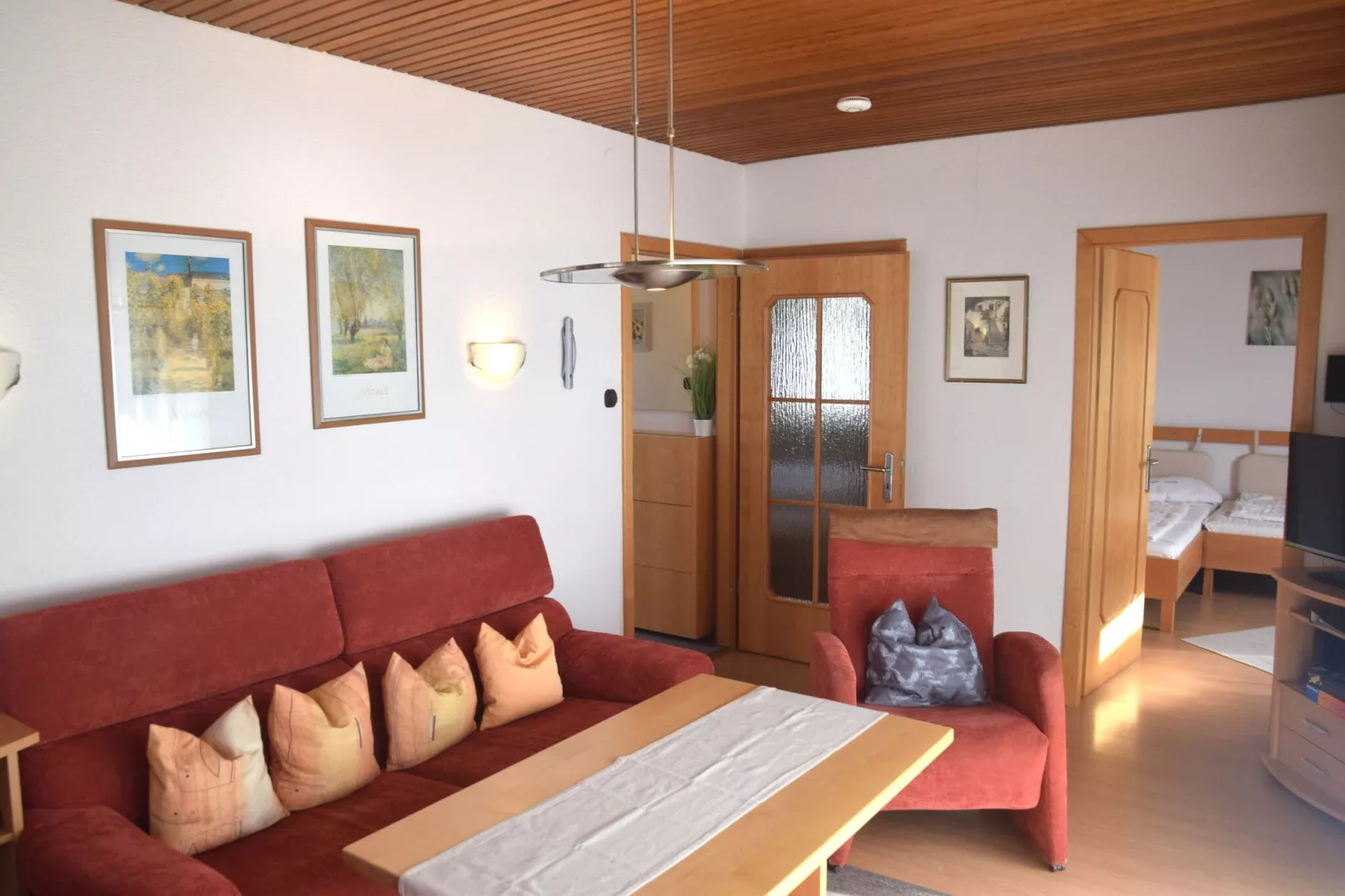 Ferienhaus Weissensee HF-Woonkamer